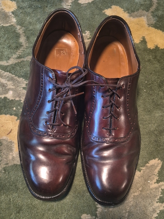 Alden Other - Alden Dark Brown Leather Lace-Up Dress Shoes